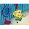 Image 2 : Animation Cel Original Pushing SpongeBob Background Art