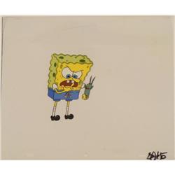 Assertive Original Plankton SpongeBob Cel Art Animation