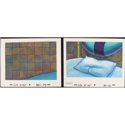 2 SpongeBob Orig Animation Backgrounds Bed Pillow