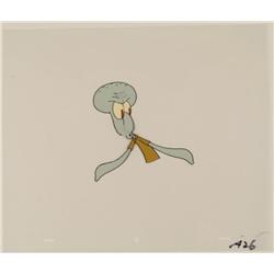 SpongeBob Original Squidward Open Arms Cel Animation