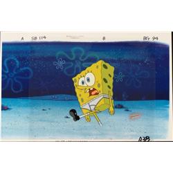 Background Cel Yelling SpongeBob Art Original Animation