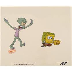Spongebob Original Animation STOP Art Cel