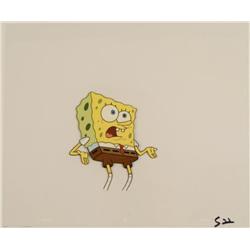What Did I Do SpongeBob Original Animation Art Cel Cool