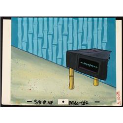 SpongeBob Stereo Original Background Animation Cel Art