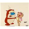 Image 1 : Original Cant Fight It Cel Ren and Stimpy Production