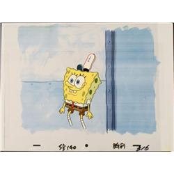 So Happy Original SpongeBob Animation Background Cel