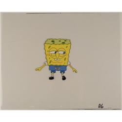 SpongeBob SIZE XL Original Animation Art Production Cel