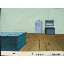 SpongeBob Original Background Cook Grill Animation Art