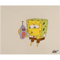 Talking On the Phone Original SpongeBob Cel Animation