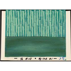 Original Wall Green Animation Cel SpongeBob Art Floor