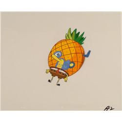 Growing SpongeBob Cel Production Art Original Pineapple