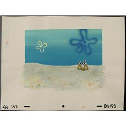 SpongeBob Original Background Production Art Beach