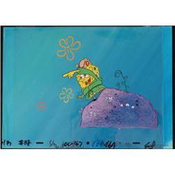 Spongebob OVER THERE Cel Original Background Animation