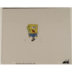 SpongeBob Beach Day Original Animation Production Cel