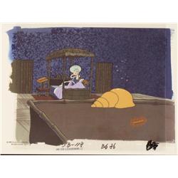 Original SpongeBob Cel Production Background Woke Up