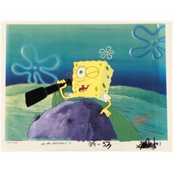 Closed Eye Production Original SpongeBob Cel Background