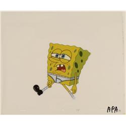 Squinting Eyes Original Cel Production Art SpongeBob