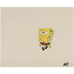 Large Teeth Animation SpongeBob Front Cel Original Art