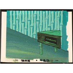 Original Green Production Wall SpongeBob Cel Background