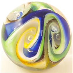 Signed Glass Paperweight