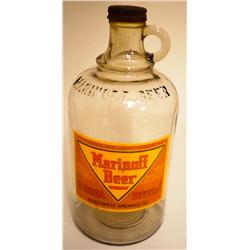 Marinoff Beer Bottle - 2 Quart Size