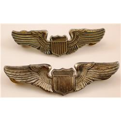 Two Different WWII-Era Pilot's Wings