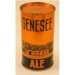Genesee 12 Horse Ale Flat-Top Beer Can