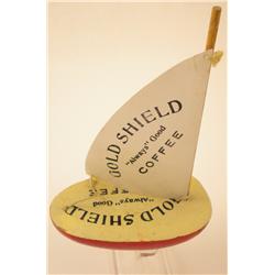 Gold Shield Coffee Toy Boat