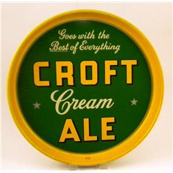 Croft Cream Ale Beer Tray