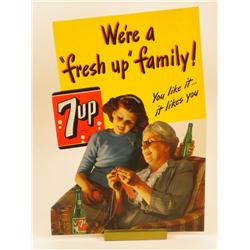 7Up Die-Cut Sign