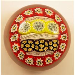 Milliefiori Glass Paperweight