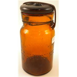 Amber Canning Jar