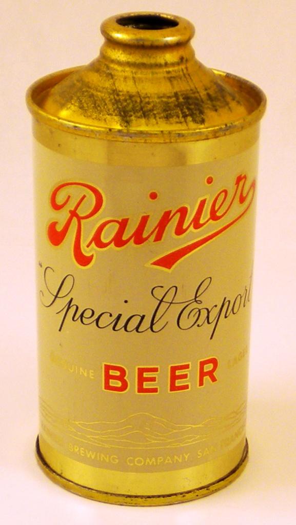 Rainier Special Export Beer Can