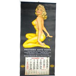 Pin-Up Art Calendar, 1959