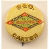 Image 1 : P & O Canton Plows Celluloid Pinback Button