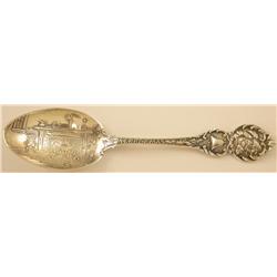Merry Xmas Sterling Spoon