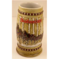 1981 Budweiser Holiday Stein Christmas Mug CS50