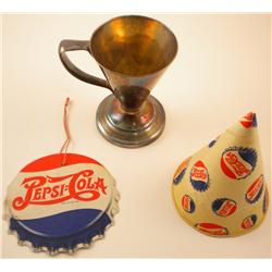 Two Pepsi Cola Double Dot Items