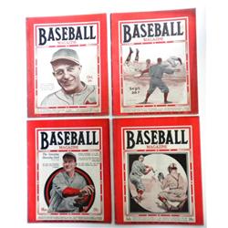 Four 1928 Baseball Magazines
