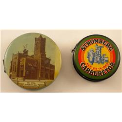 Tape Measures: Post Office & Stromberg Auto