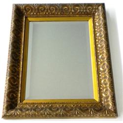 Very Old Gesso Framed Mirror