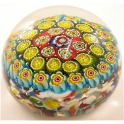 Milliefiori Glass Paperweight