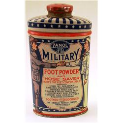 Military Foot Powder Tin