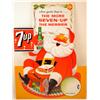 Image 4 : 7Up Die-Cut Santa Store Display, 1964