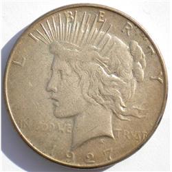 1927 S Peace Silver Dollar
