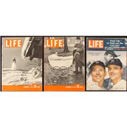 3 LIFE Magazines Dec 7,21 1936 Mantle Maris Aug 18 1961