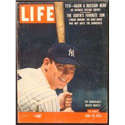 LIFE Magazine June 25, 1956 Mickey Mantle Yankees