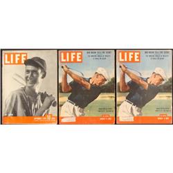 3 LIFE Magazine Sports 1941 Ted Williams 1955 Ben Hogan