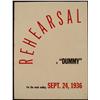 Image 1 : Rehearsal Dummy Issue LIFE Magazine 9-24-36 RARE N MINT