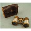 Image 1 : Iris Antique Pair MOP Opera Glasses in Orig Case -Paris
